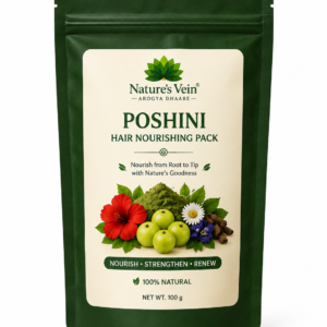 Nature's Vein Poshini Hair Nourishing Pack 100g herbal Ayurvedic hair pack