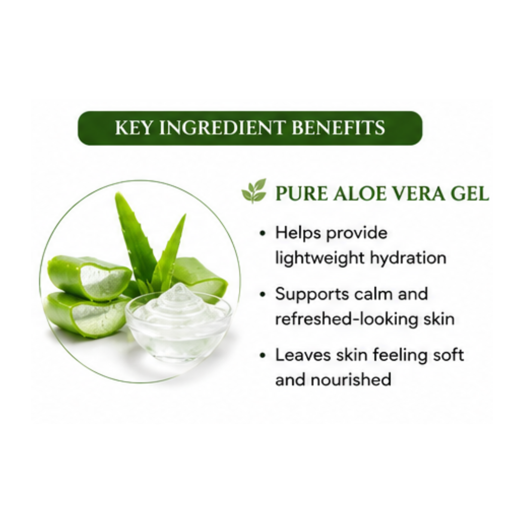 Nature's Vein Kumari Aloe Vera Gel | Pure Aloe Vera Gel for Face, Body & Hair | 100g - Image 4