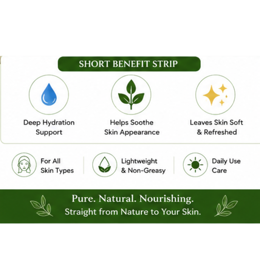 Nature's Vein Kumari Aloe Vera Gel | Pure Aloe Vera Gel for Face, Body & Hair | 100g - Image 5
