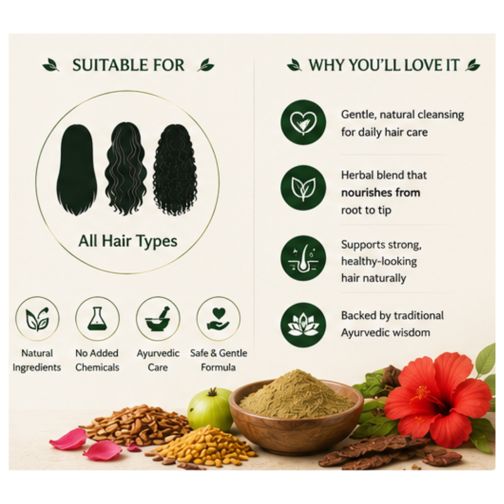 Keshini Hair Wash Powder – Herbal Hair Cleanser - Image 7