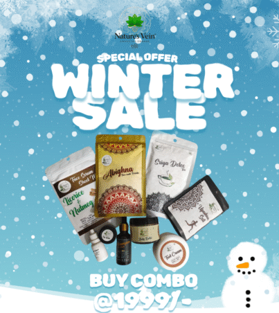 Blue and White Illustrative Special Winter Sale Instagram Post