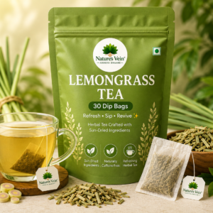 Nature's Vein Lemongrass Tea 30 Dip Bags