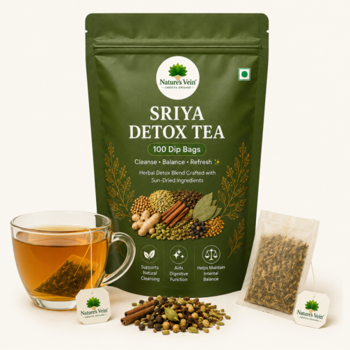 Nature's Vein Sriya Detox Tea 100 Dip Bags