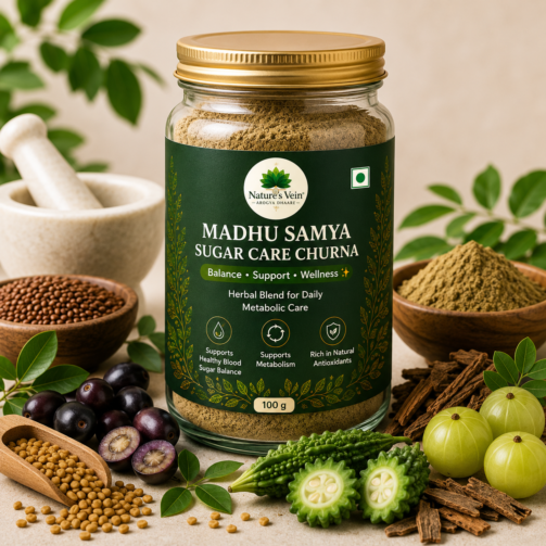 Nature’s Vein Madhu Samya Sugar Care Churna herbal sugar care powder 100g