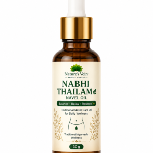 Nature’s Vein Nabhi Thailam Ayurvedic navel oil 30g