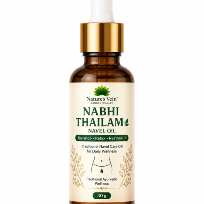Nature’s Vein Nabhi Thailam Ayurvedic navel oil 30g