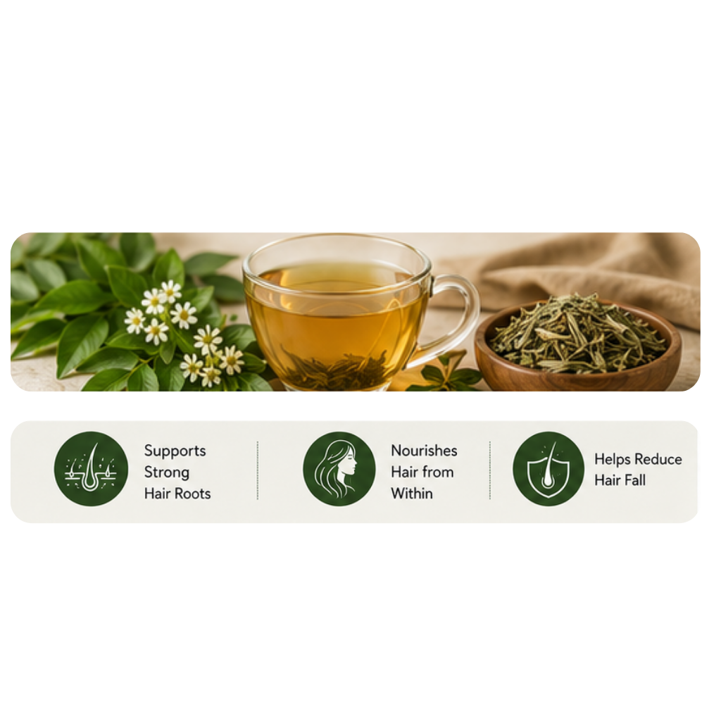 Nature’s Vein Kesha Vedha Wellness Tea – 100 g - Image 4