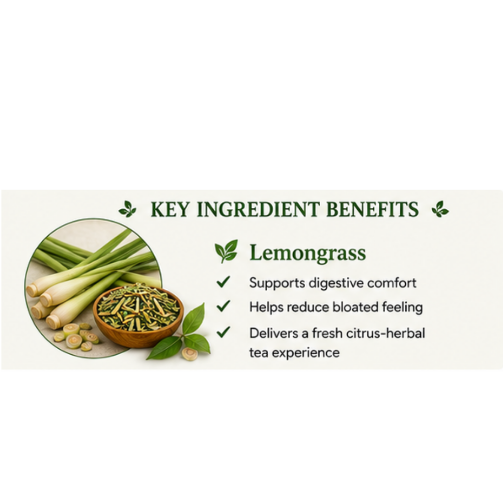 Nature’s Vein Lemongrass Tea – 30 Dip Bags - Image 5